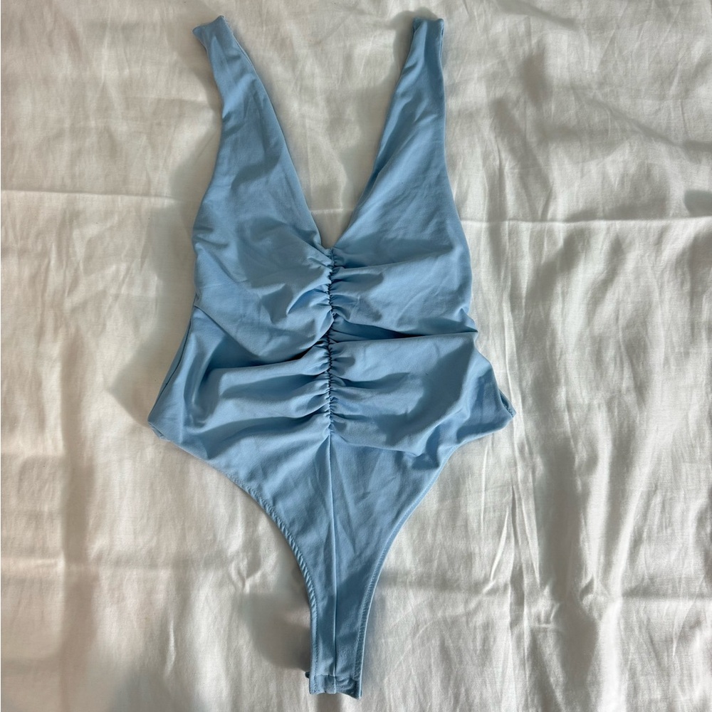 Zara blue bodysuit size small